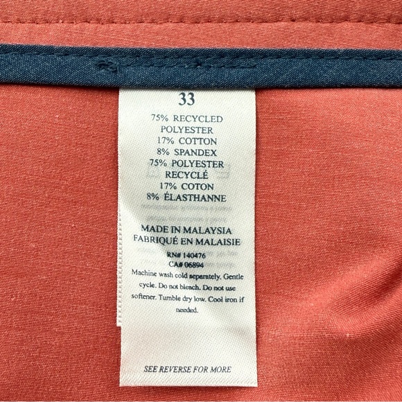 FAHERTY Men’s All Day Shorts | 33 | Salmon - Picture 6 of 9